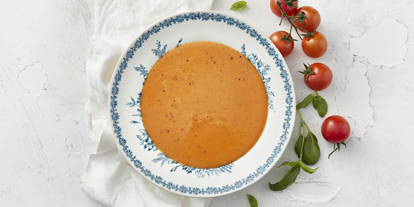 Tomaattivuohenjuustokeitto